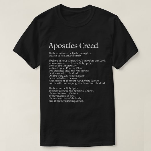 Anglikanische Shirts Apostel Creative Christlich B (Design vorne)