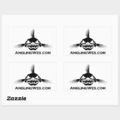 AnglingWes.com Stickers (Blatt)