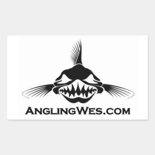 AnglingWes.com Stickers (Vorderseite)