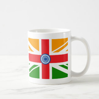 Anglo indische Flagge Kaffeetasse