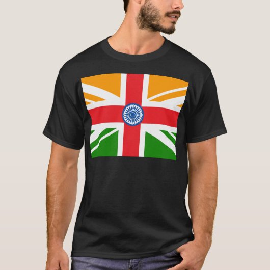 Anglo indische Flagge T-Shirt (Vorderseite)