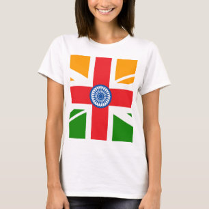 Anglo indische Flagge T-Shirt