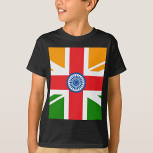 Anglo indische Flagge T-Shirt