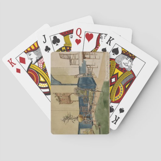 Anglo-Japanische Entwürfe, c.1860 (Stift u. Spielkarten (Rückseite)