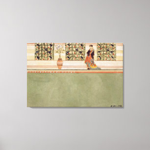 Anglo-Japanischer Wand-Entwurf, c.1860 (w/c u. Leinwanddruck