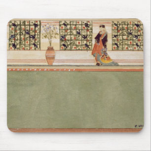 Anglo-Japanischer Wand-Entwurf, c.1860 (w/c u. Mousepad