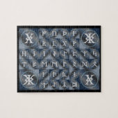 Anglo-Saxon Futhorc Rune Puzzle | Runenalphabet (Horizontal)