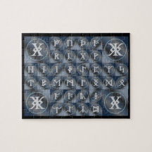Anglo-Saxon Futhorc Rune Puzzle | Runenalphabet