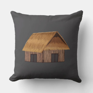 Anglo Saxon Hut Kissen