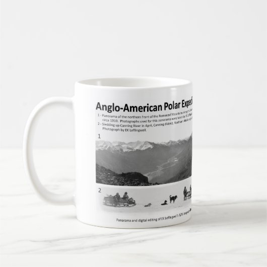 Angloamerikanische Expedition II - Romanzof Berge Kaffeetasse (Links)