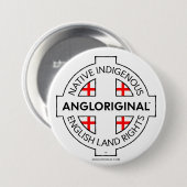 Angloriginal™ Englisch Landrechte Pin Back Button (Vorne & Hinten)