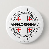 Angloriginal™ Englisch Landrechte Pin Back Button (Vorderseite)