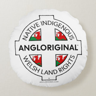 Angloriginal™ Walisische Landrechte Rundkissen Rundes Kissen