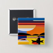 Anglühen bei Sonnenuntergang Button (Vorne & Hinten)