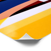 Anglühen bei Sonnenuntergang Poster (Ecke)