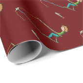 Anglühen Geschenkpapier (Rolleneckpunkt)