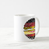 Angola Angolan Deutschland Baum Wurzel Kaffeetasse (VorderseiteRechts)