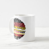 Angola Angolan Deutschland Baum Wurzel Kaffeetasse (Vorderseite Links)