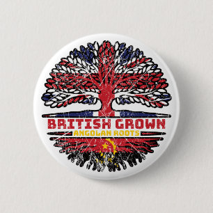 Angola Angolan UK Vereinigtes Königreich Button