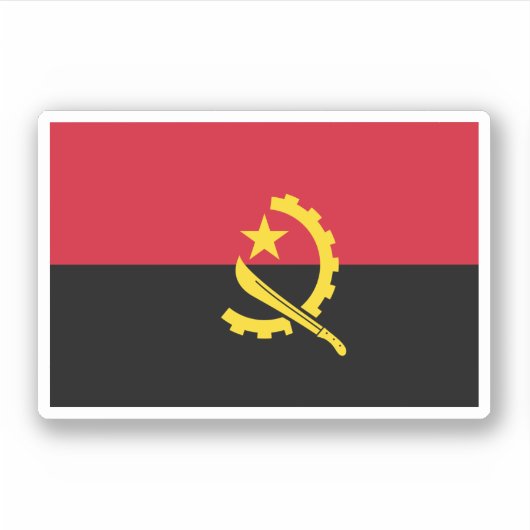 Angola Aufkleber (Vorderseite)