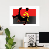 Angola Bicycle Kick Poster (Heimbüro)