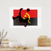 Angola Bicycle Kick Poster (Küche)