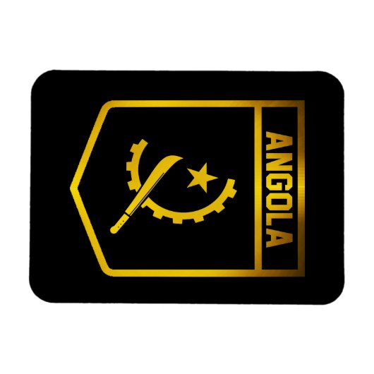 Angola Emblem Magnet (Horizontal)