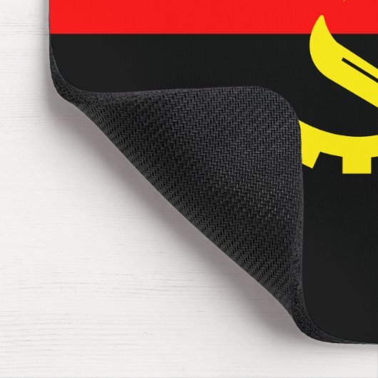 Angola Fahne Mousepad (Ecke)