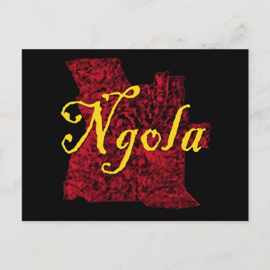 Angola Feiertagspostkarte (Vorderseite)