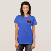Angola Flag and Map dk T - Shirt (Vorne ganz)