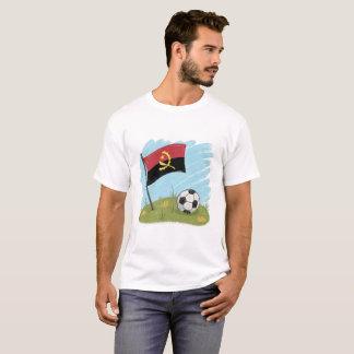 Angola flag and soccer ball T-Shirt