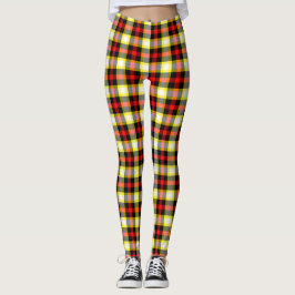 Angola Flag Farben Kariert Buffalo Muster Leggings