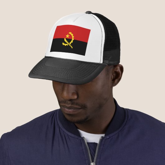 Angola Flag Hat Truckerkappe (Beispiel)