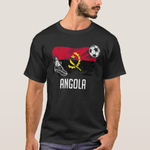 Angola Flag Jersey Angolan Soccer Team Angolan T-Shirt