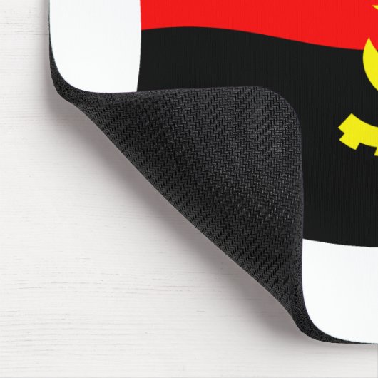 Angola Flag Mousepad (Ecke)