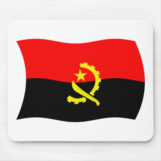 Angola Flag Mousepad (Vorne)