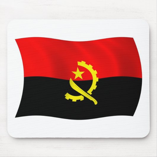 Angola Flag Mousepad (Vorne)