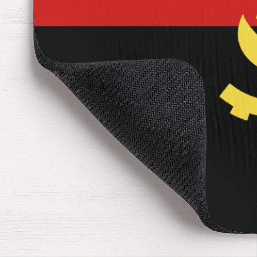 Angola Flag Mousepad (Ecke)