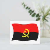 Angola Flag Postcard Postkarte (Stehend Vorderseite)