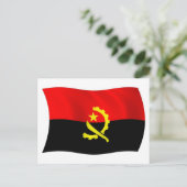 Angola Flag Postcard Postkarte (Stehend Vorderseite)
