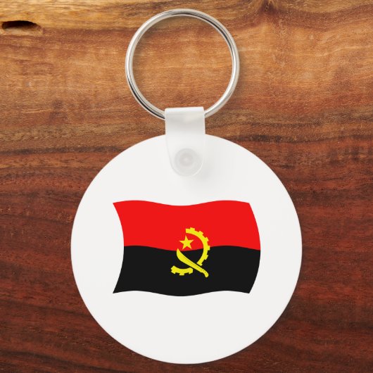 Angola Flag Schlüsselanhänger (Vorderseite)