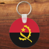 Angola Flag Schlüsselanhänger (Vorderseite)