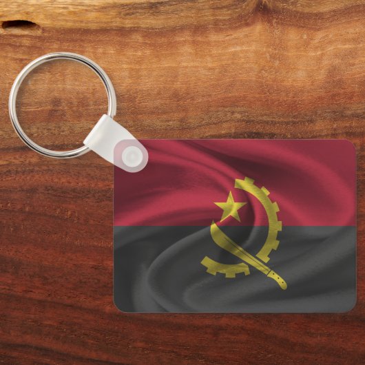 Angola Flag Schlüsselanhänger (Rückseite)