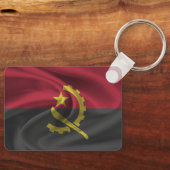 Angola Flag Schlüsselanhänger (Vorderseite)