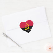 Angola Flag Splendid Patriotic Heart Sticker (Umschlag)