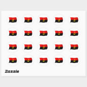 Angola Flag Sticker (Blatt)