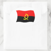 Angola Flag Sticker (Tasche)
