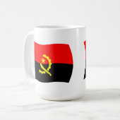 Angola Flag-Tasse Kaffeetasse (Vorderseite Links)