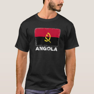 Angola Flag Unterstützung angolanischen Volkes Fra T-Shirt