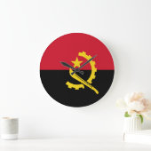 Angola Flag Wall Uhr (Zuhause)